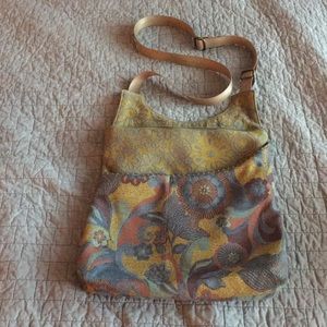 Cross-body bag hand made